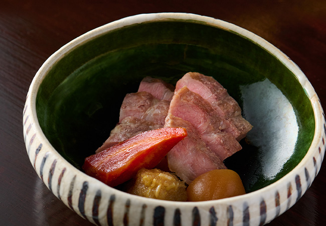 信州太郎ポークの塩焼き～黄ニラおろし添え～